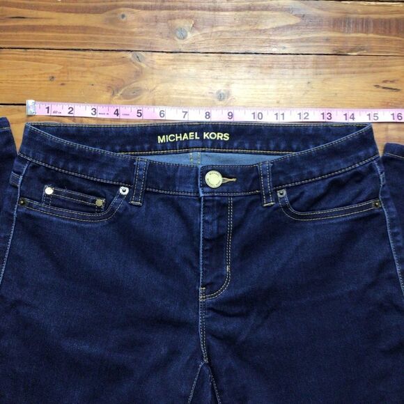 MICHAEL Kors Ava super skinny jeans mid rise medium waist skinny bodycon size 6 - Picture 9 of 11